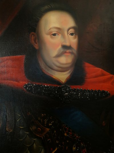 Portrait of John III Sobieski in Jewelled Scale Armour (detail) by Unbekannt Unbekannt